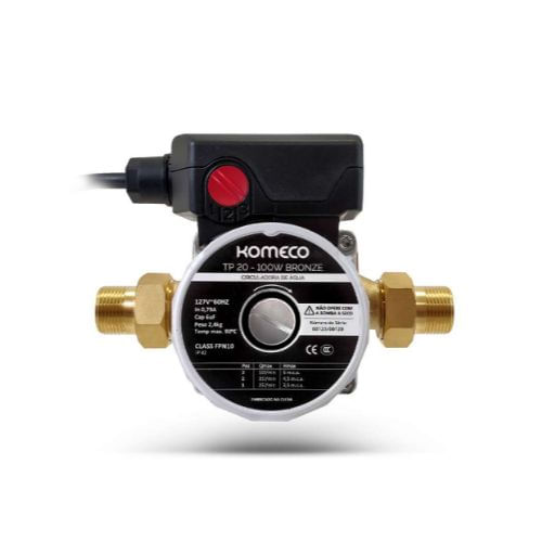 Circulador De Agua Komeco Tp20 Bronze 127v